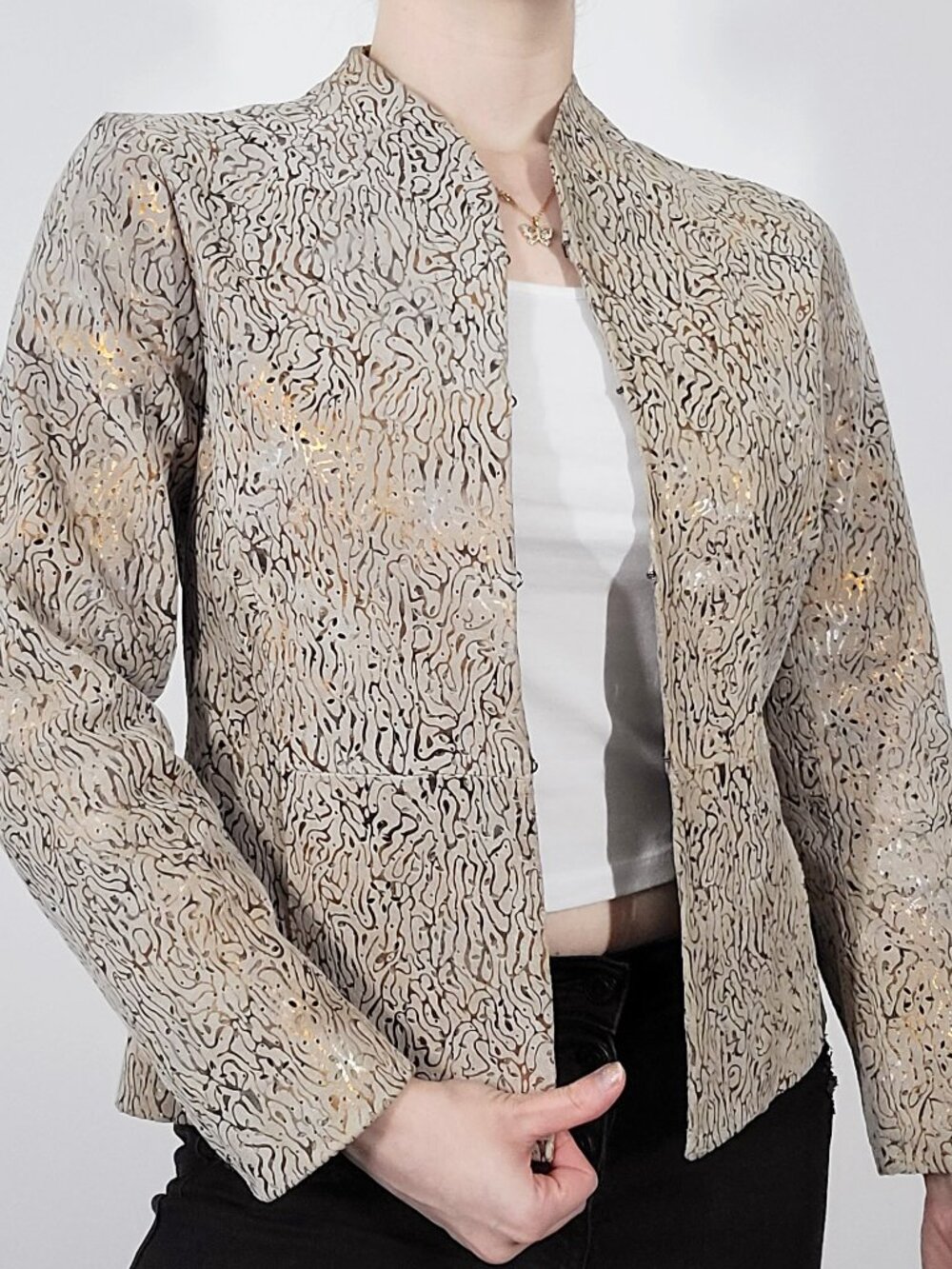 Chico's Leather Jacket